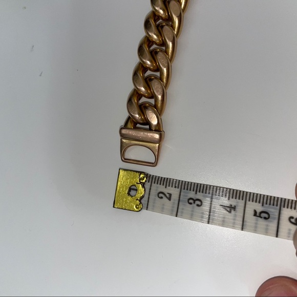 Roberto Coin 16mm Curb chain Cuban Link Bracelet - Picture 5 of 6